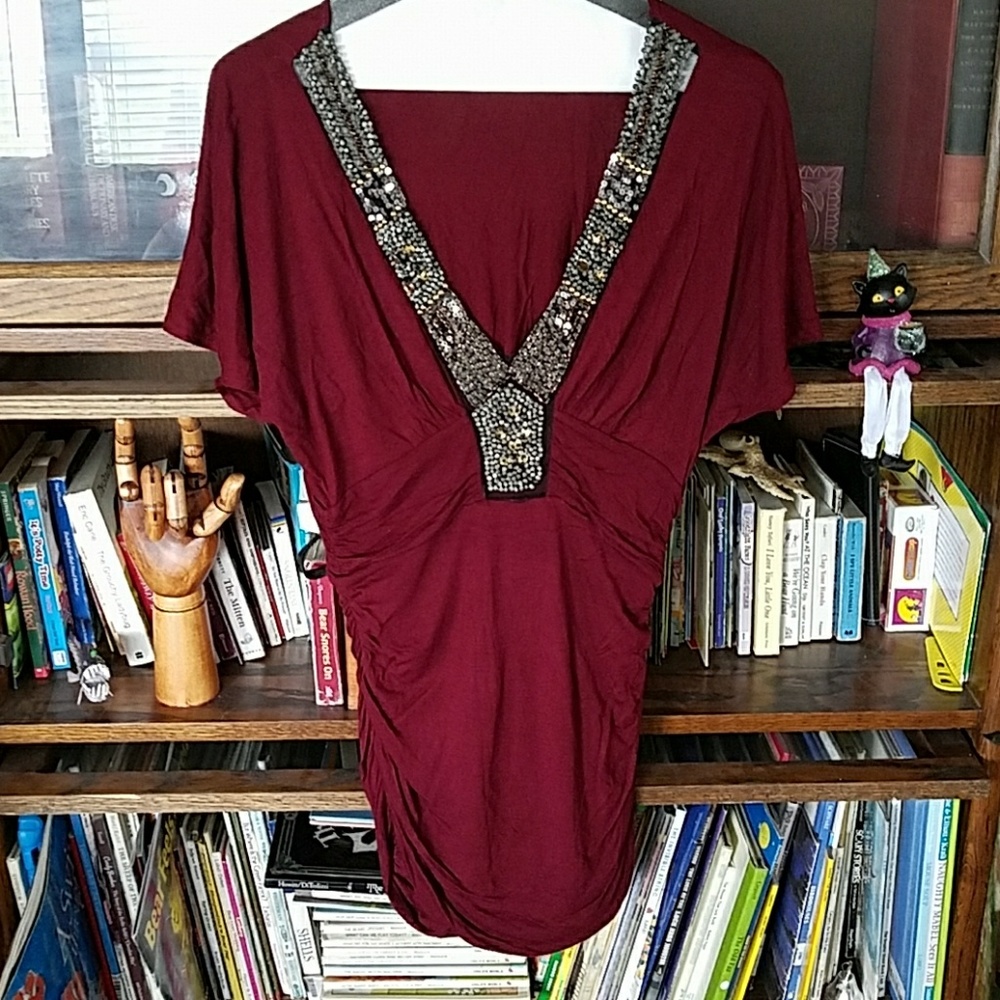 Dress shirt beaded